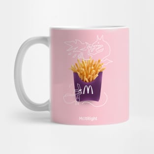 bts x mcdonald exclusive merch fanmade 3 Mug